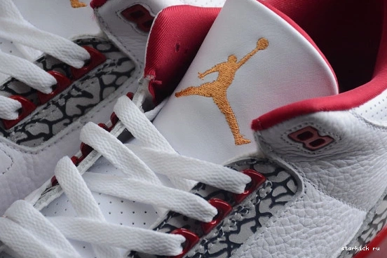 Red Jordan 3 CT8532-126 CT8532-126 Retro Cardinal 1102